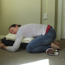 Restorative yoga for quieting the mind