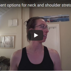 Different head movements for different neck stretches (video)