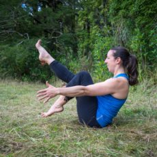 Strengthening the core (including the psoas) with boat pose