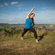 Stretching the psoas with a basic lunge